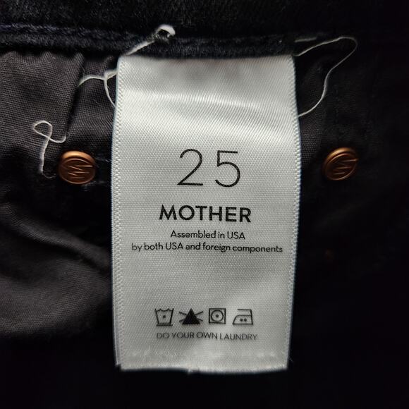 Mother The Insider Crop Step Fray Not Guilty Jeans Size 25 - Picture 5 of 9